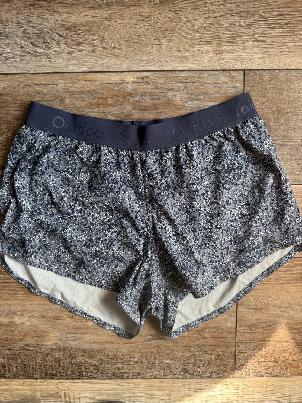 Outdoor Voices Grey Speckle Athletic Shorts